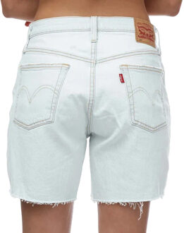 Levi's Levis Dames/Dames 501 Mid Thigh Shorts (Lichtblauw) - EU 54 /UK 26