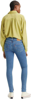 Levi's Levis Dames/Dames 721 High Rise Skinny Jeans (Blauw) - 26 Lang