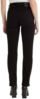 Levi's Levis Dames/Dames 724 High Rise Slim Jeans (Zwart)