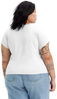 Levi's Levis Dames/Dames Authentic Grafisch T-shirt (Wit) - EU 42-44 / UK 14-16