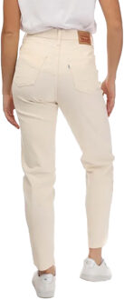 Levi's Levis Dames/Dames Corduroy Hoge Taille Mamma Jeans (Wit) - maat