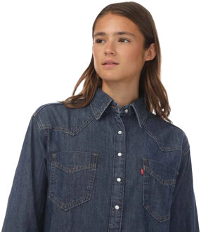 Levi's Levis Dames/Dames Donovan Western Overhemd (Denim) Blauw - EU 36 / UK 8