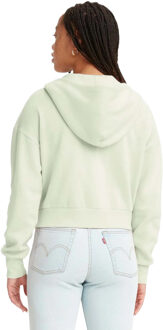 Levi's Levis Dames/Dames Full Zip Hoodie (Groen) - EU 42 / UK 14