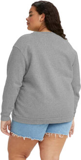 Levi's Levis Dames/Dames Grafisch Sweatshirt met Crew Hals Plus (Grijze Heide) - maat Grijs