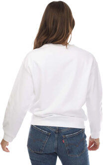 Levi's Levis Dames/Dames Grafisch Sweatshirt met Standaard Ronde Hals (Wit) - EU 36 / UK 8