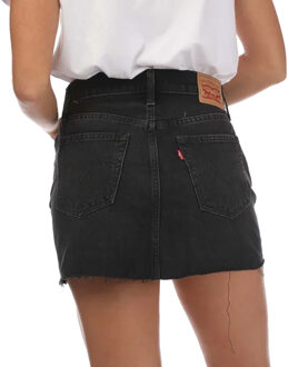 Levi's Levis Dames/Dames Icon Rok (Zwart) - 28W/32L