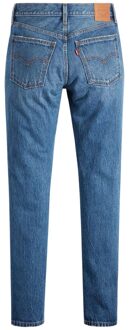 Levi's Levis Dames/Dames Middy Straight Jeans (Denim) - maat Blauw
