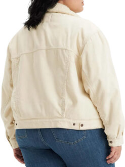 Levi's Levis Dames/Dames Sherpa Plus Truckerjack (Crème)