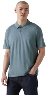 Levi's Levis Heren Authentiek Poloshirt (Blauw) - maat L