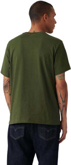 Levi's Levis Heren Grafisch Relaxed Fit T-shirt (Groen) - 2XL