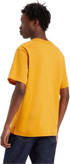 Levi's Levis Heren Grafisch Relaxed Fit T-shirt (Oranje) - L