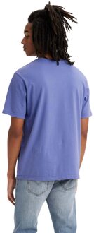 Levi's Levis Heren Headline Relaxed Fit T-shirt (Blauw) - maat M