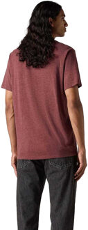 Levi's Levis Heren Klassiek Grafisch Relaxed Fit T-shirt (Rood) - maat L