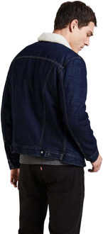 Levi's Levis Heren Sherpa Truckerjack Type III (Marine) - maat Navy