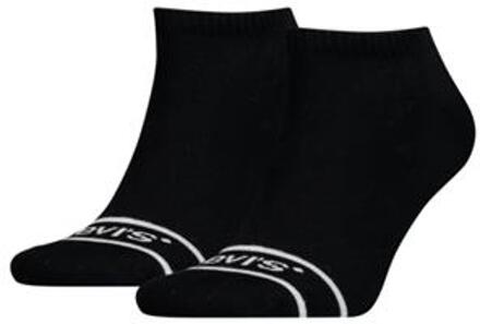 Levi's Low Cut Sport Black 2-Pack -39/42 Zwart - 39/42