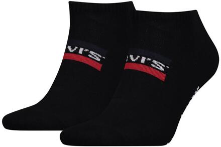 Levi's Low Cut Sprtwr Logo Black 2-Pack-35/38 - 35/38