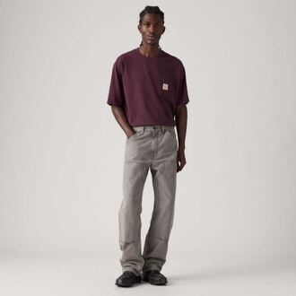 Levi's Men's Levis 568 Loose Straight Double Knee Carpenter Pants in Grey Grijs - 31W/32L