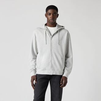Levi's Men's Levis Alder Bomber Sweatshirt in Grey Grijs - XL