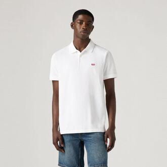 Levi's Men's Levis Housemark Polo Shirt in White Wit - M