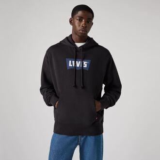 Levi's Men's Levis Premium Batwing Hoody in Black Zwart - XL