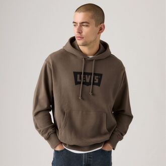 Levi's Men's Levis Premium Batwing Hoody in Brown Bruin