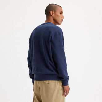 Levi's Men's Levis Relaxed Graphic Crew Neck Sweatshirt in Navy