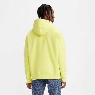 Levi's Men's Levis Skate Hooded Sweatshirt in Lime Limoengroen - M
