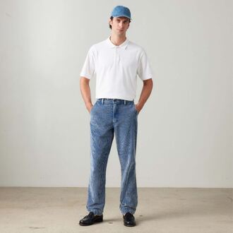 Levi's Men's Levis XX Chino Authentic Relaxed Corduroy Trousers in Blue - maat Blauw