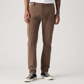Levi's Men's Levis XX Chino Standard Taper Trousers in Brown - maat Bruin