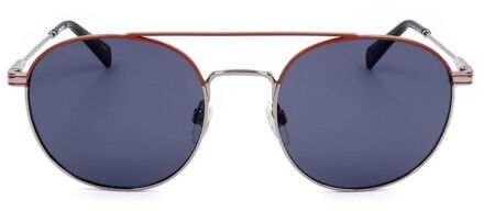 Levi's Metalen Roestvrijstalen Ronde Zonnebril Donkergrijs