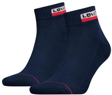 Levi's Mid Cut Sprtwr Logo Dress Blues 2-Pack-39/42 - 39/42