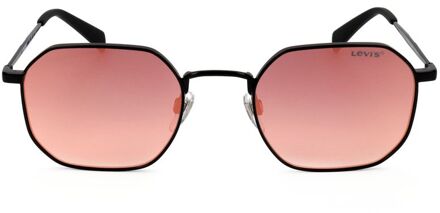 Levi's Octagonale Spiegelzonnebril Zwart - One Size
