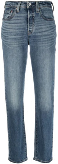 Levi's Original Cropped Jeans Levi's , Blue , Dames - W24 L28,W25 L28,W28 L28,W29 L28