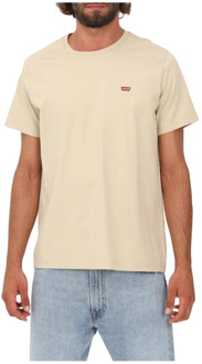 Levi's Original Housemark T -Shirt Levi's , Beige , Heren - M,S