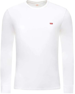 Levi's Original longsleeve van katoen met logopatch Wit - S