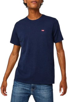 Levi's Original T-shirt van katoen met logopatch Donkerblauw - S