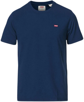 Levi's Original T-shirt van katoen met logopatch Donkerblauw - XS