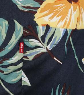 Levi's Overhemd Short Sleeve Navy Sunset Flora Multicolour - L