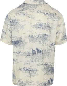 Levi's Overhemd Short Sleeve Off-white Sunset Vintage Wit