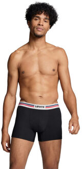 Levi's Placed sportswear logo boxer 2-pack 701222843 001 Zwart - M
