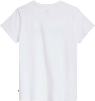 Levi's Plus Perfect New Logo T-shirt voor dames, wit - maat EU 42-44 / UK 14-16