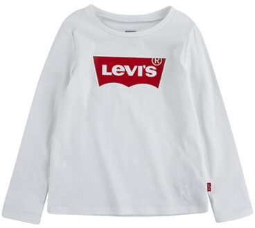Levi's® Kids shirt lange mouwen wit - 104
