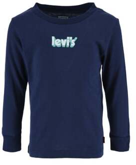 Levi's® overhemd met lange mouwen met Allover - Print donkerblauw - 68