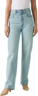 Levi's Ribcage full lenght blased stone clean Blauw - 28-32