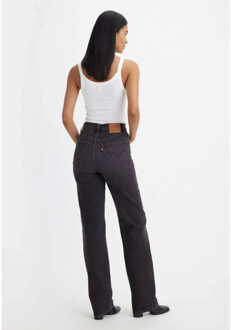 Levi's Ribcage full length static noise black denim Zwart - 28-32