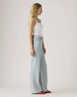 Levi's Ribcage wide leg h223 of course stone Blauw - 29-32