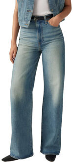 Levi's Ribcage wide leg h223 tint story Blauw - 28-32