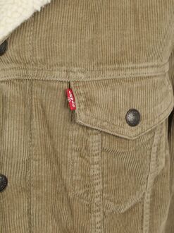Levi's Sherpa Jas Corduroy Beige Khaki - XL