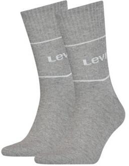 Levi's Short Cut Logo Sport Grey Melange 2-Pack-35/38 Grijs - 35/38