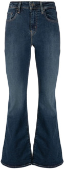 Levi's Slim-fit jeans met hoge taille en uitlopende pijpen Levi's , Blue , Dames - W31,W28,W30 L32,W30,W27